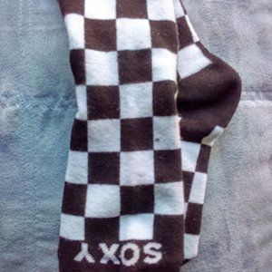 More Black and White Socks from SOXY - Squares